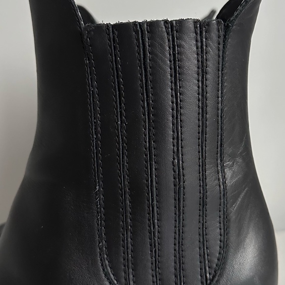Zara Leather Ankle Boots - Picture 3 of 4